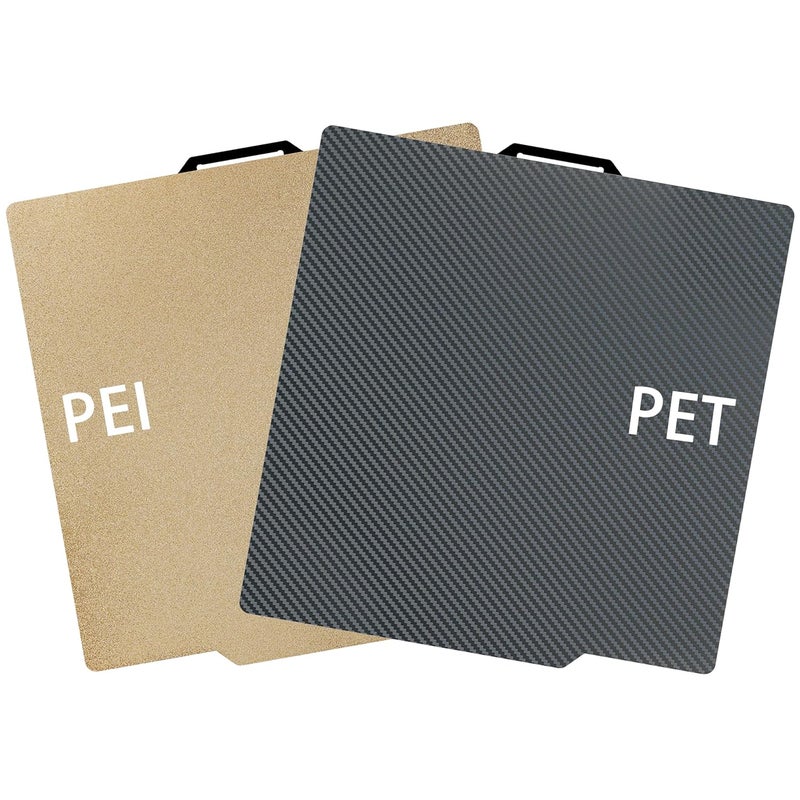 Tiny Trees Build Plate for Bambu Lab P1S A1 X1 X1C X1E P1P P2S: TinytreesSmooth PEI H1H Carbon PET PEO PEY Sheet Bed Plate P1S Build Plate for 3D Printing Hobbyist, 257 X 257mm (Smooth PET+Textured PEI) - Image 1